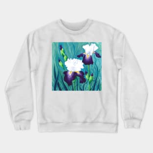 Starlight Irises Crewneck Sweatshirt